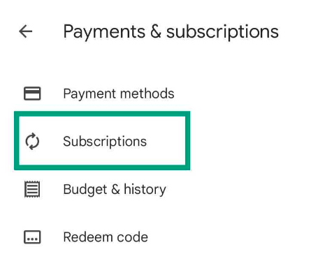 Select Subscription