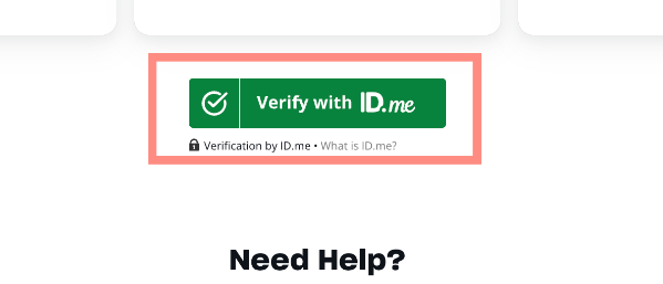 Click Verify with ID.me