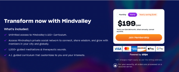 Mindvalley Membership Price 